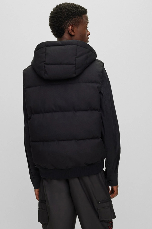 ΑΜΑΝΙΚΟ ΜΠΟΥΦΑΝ ΜΕ ΚΟΥΚΟΥΛΑ HUGO - 001 ΜΑΥΡΟ